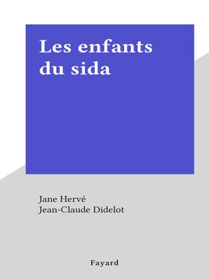 cover image of Les enfants du sida